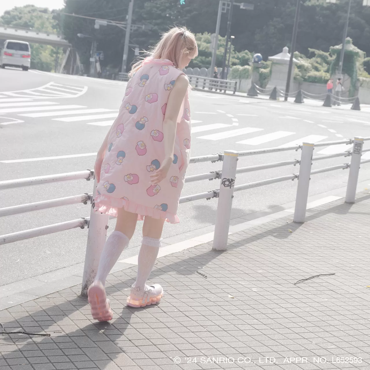 【受注予約】Quilting Liner Vest / Pink / Little Twin Stars x MIKIOSAKABE / MSLTV01