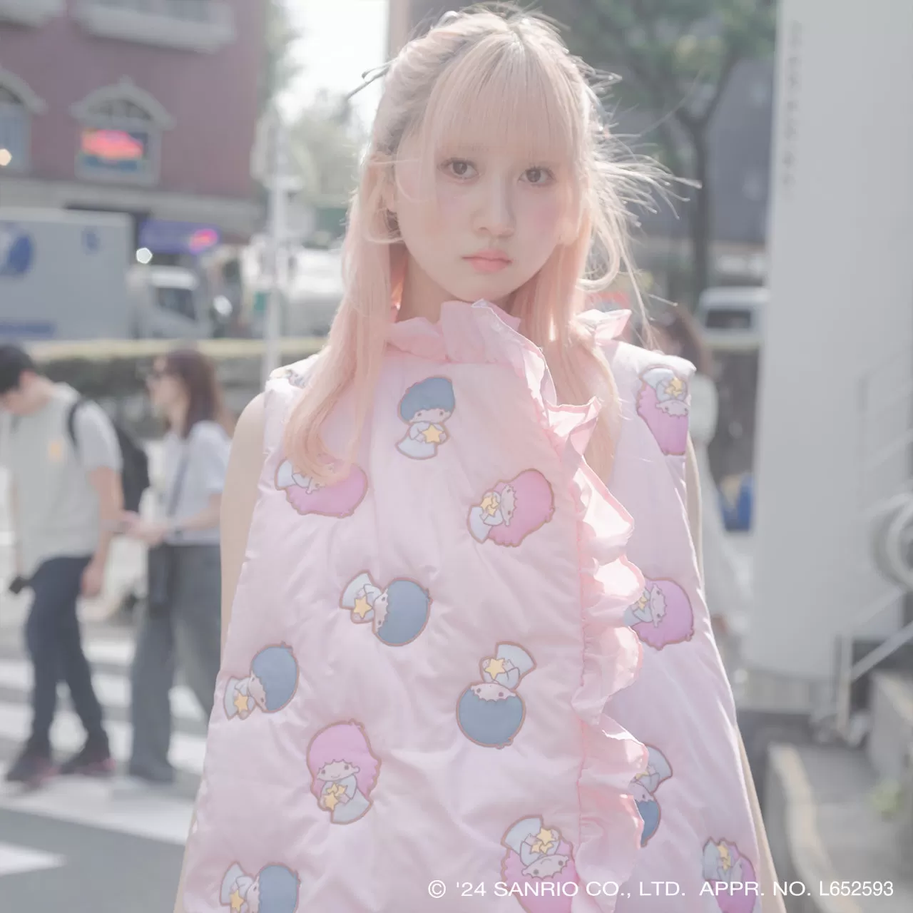 【受注予約】Quilting Liner Vest / Pink / Little Twin Stars x MIKIOSAKABE / MSLTV01